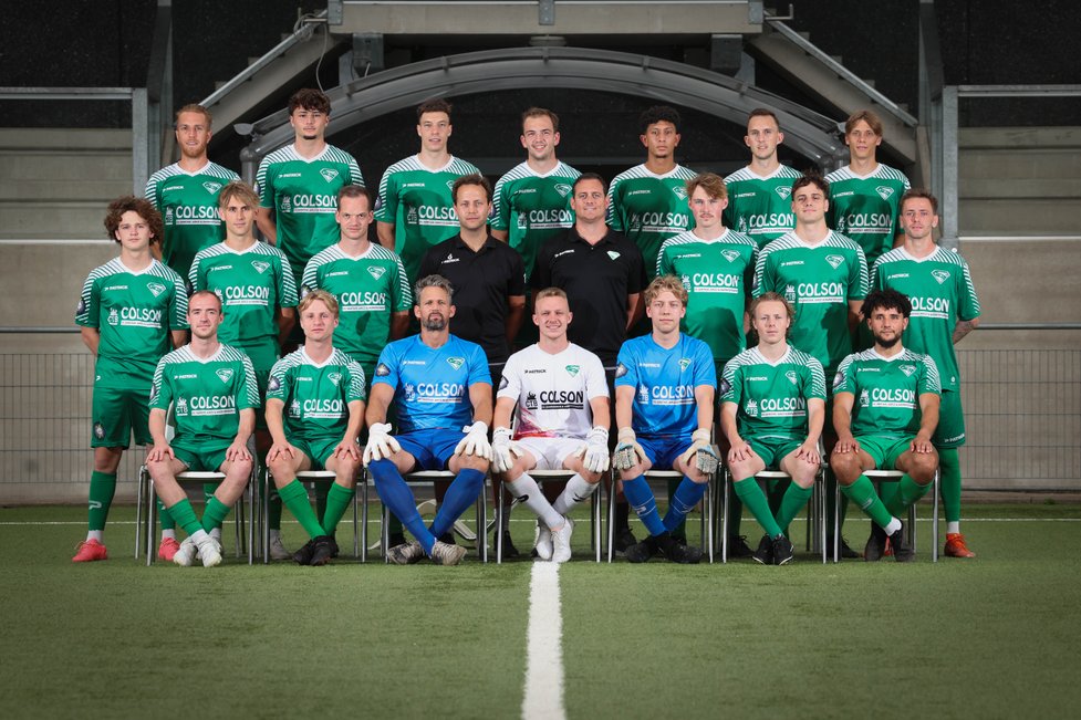 Een groepsfoto van de 1ste ploeg A